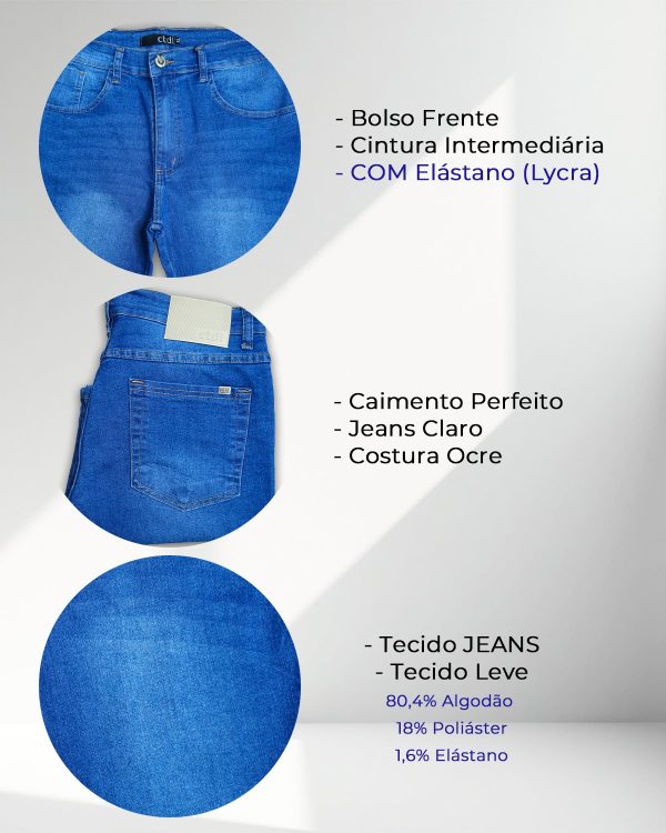 Bermuda Jeans Masculina Clara - Image 2