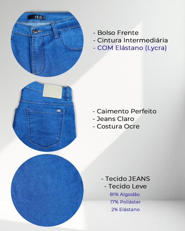 Bermuda Jeans Masculina Clara - Image 2